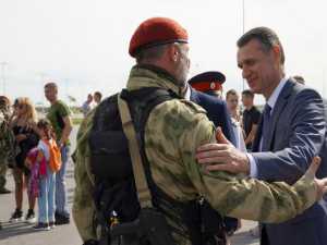 Бойцы Росгвардии вернулись в Ростовскую область после выполнения боевых задач