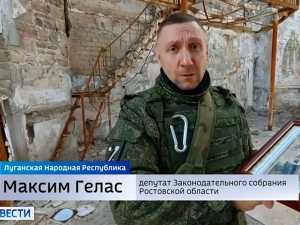 Депутаты донского парламента передали в Свято-Митрофановский храм ЛНР икону Порт-Артурской Богоматери