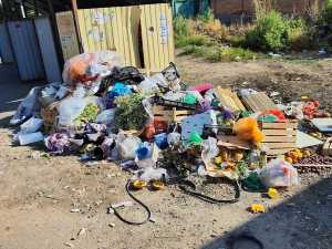 Жители Новочеркасска жалуются на горы мусора на улице Богдана Хмельницкого