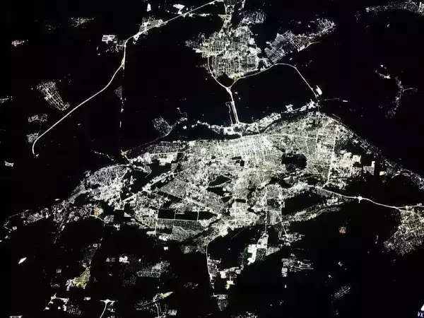 Космонавт из Новочеркасска поделился снимком Ростова из космоса