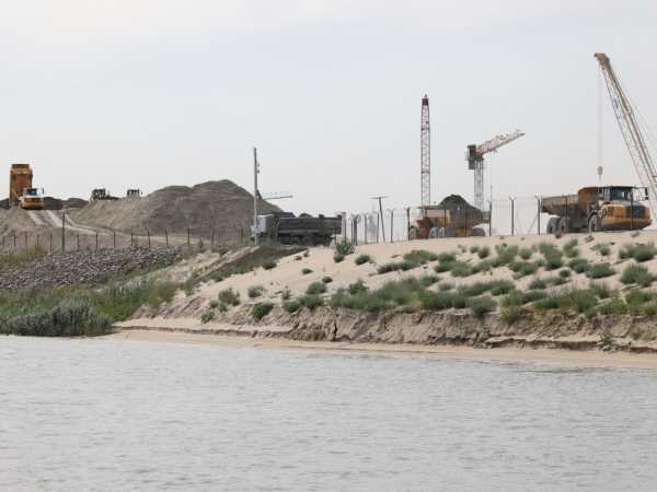 В Ростовской области готовность первого пускового комплекса Багаевского гидроузла достигает 60%