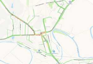 Пробка сковала Харьковское шоссе из-за ДТП в Новочеркасске