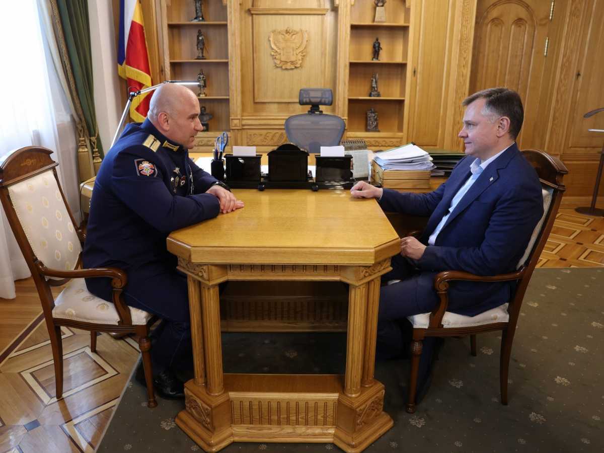 Юрий Слюсарь стал наставником кавалера ордена Мужества в рамках президентской программы «Время героев»